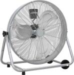 vidaXL Dobventilátor kerékkel Ezüst 73 x 42 x 70 cm Alumínium (42001423)