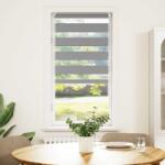 vidaXL Zebra roló 40 x 100 cm Szürke (240183)