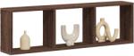 vidaXL barna tölgy színű szerelt fa fali szekrény 100 x 16 x 30 cm (854874)