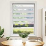 vidaXL Zebra roló 97 x 175 cm Fehér (240210)