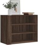 vidaXL barna tölgy színű szerelt fa fali szekrény 75 x 35 x 60 cm (848422)