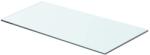 vidaXL 60x25 cm átlátszó panel üvegpolc (243825)