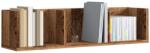 vidaXL antik fa színű szerelt fa CD-tartó fali polc 75 x 18 x 18 cm (855948)