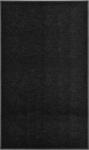 vidaXL fekete kimosható lábtörlő 90 x 150 cm (323413)