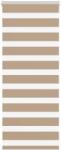 vidaXL zebrafüggönnyel homokbarna szövetszélesség 60, 9 cm poliészter (4014514)