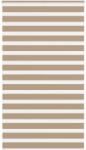 vidaXL zebrafüggönnyel homokbarna szövetszélesség 130, 9 cm poliészter (4014580)
