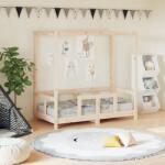 vidaXL tömör fenyőfa gyerekágykeret 70 x 140 cm (834510)