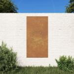 vidaXL napmintás corten acél kerti faldísz 105 x 55 cm (824490)