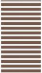 vidaXL zebrafüggönnyel barna szövetszélesség 120, 9 cm poliészter (4014396)