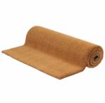 vidaXL természetes színű rojtos kókuszrost lábtörlő 80 x 100 cm (155605)