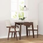 vidaXL 2 db barna tömörfa gumiból készült étkezőszékek párnákkal (4102481)