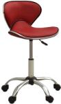 vidaXL 323679 Salon Spa Stool Wine Red Faux Leather (323679)