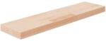 vidaXL kezeletlen tömör tölgyfa polclap 80x20x4 cm (342950)