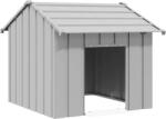 vidaXL Kutyaház tetővel 85x107x81 cm horganyzott acél (4100914)