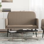 vidaXL kávészínű műbőr pad 107 x 80 x 81 cm (351403)