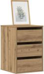 vidaXL kézműves tölgy szerelt fa sarok komód 40 x 41 x 58 cm (852842)