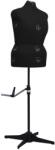 vidaXL fekete női állítható próbababa L-es méret 44-50 (288491)