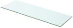 vidaXL 60x15 cm átlátszó panel üvegpolc (243823)