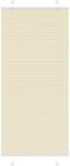 vidaXL pliszírozott redőny krém 85x200 cm szövetszélesség 84, 4 cm (4015310)