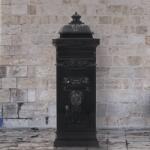 vidaXL fekete, vintage, rozsdamentes alumínium álló postaláda (43888)