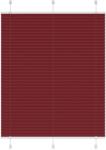 vidaXL pliszírozott redőny Bordeaux piros 105x100 cm szövetszélesség (4015229)