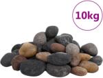 vidaXL vegyes színű csiszolt kavics 5-8 cm 10 kg (155333)