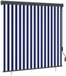 vidaXL fehér és kék kültéri roló 160 x 250 cm (145973)