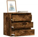 vidaXL füstös tölgy színű szerelt fa fiókos sarokszekrény 60x41x58 cm (852847)