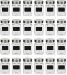 vidaXL 24 db tárolóedény matricával 300 ml (50856)