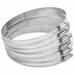 vidaXL 6 db 304-es rozsdamentes acél tömlőbilincs 91-140 mm (4008074)