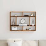 vidaXL antik fa szerelt fa fali polc 75x16x55 cm (862045)
