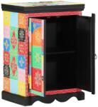 vidaXL Konzolasztal polcokkal tárolóval Sokszínű 50 x 30 x 70 cm (4017568)