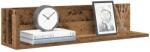 vidaXL 2 db antik fa színű szerelt fa fali polc 75 x 16, 5 x 16, 5 cm (860038)
