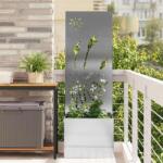 vidaXL Kertvédő vászon Ezüst 50 x 140 cm Rozsdamentes acél (876431)