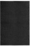 vidaXL fekete kimosható lábtörlő 120 x 180 cm (323414)