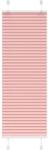 vidaXL pliszírozott redőny rózsaszín 45x100 cm szövetszélesség 44, 4 cm (4015421)