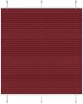 vidaXL pliszírozott redőny Bordeaux piros 120x150 cm szövetszélesség (4015249)