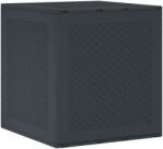 vidaXL Tároló Doboz tárolóval Antracit 55 x 53 x 57 cm Polipropilén (870579)