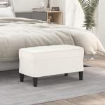 vidaXL krémszínű műbőr pad 70 x 35 x 41 cm (349392)