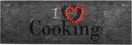 vidaXL "Cooking" feliratos mosható konyhaszőnyeg 60 x 300 cm (315953)