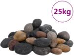 vidaXL vegyes színű csiszolt kavics 5-8 cm 25 kg (155334)