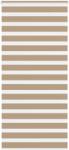 vidaXL zebrafüggönnyel homokbarna szövetszélesség 90, 9 cm poliészter (4014572)
