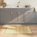 vidaXL négyszögletű világos természetes bambusz szőnyeg 70 x 100 cm (376867)