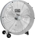 vidaXL Dobventilátor kerékkel Ezüst 79 x 37 x 82 cm Alumínium (42001424)