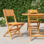 vidaXL 2 db összecsukható tömör tíkfa kerti szék 47 x 61 x 90 cm (362759)