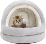 vidaXL szürke-krémszínű macskaágy 50 x 50 x 45 cm (171398)