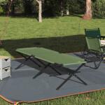 vidaXL Összecsukható Kemping Ágy Zöld 210 x 80 x 46 cm Oxford szövet (42003190)