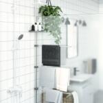 vidaXL alumínium törülközőtartó 47 x 280 cm (154598)