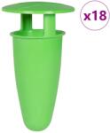 vidaXL 18 db zöld csiga- és csigafogók (4106490)