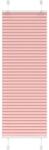 vidaXL pliszírozott redőny rózsaszín 45x150 cm szövetszélesség 44, 4 cm (4015438)